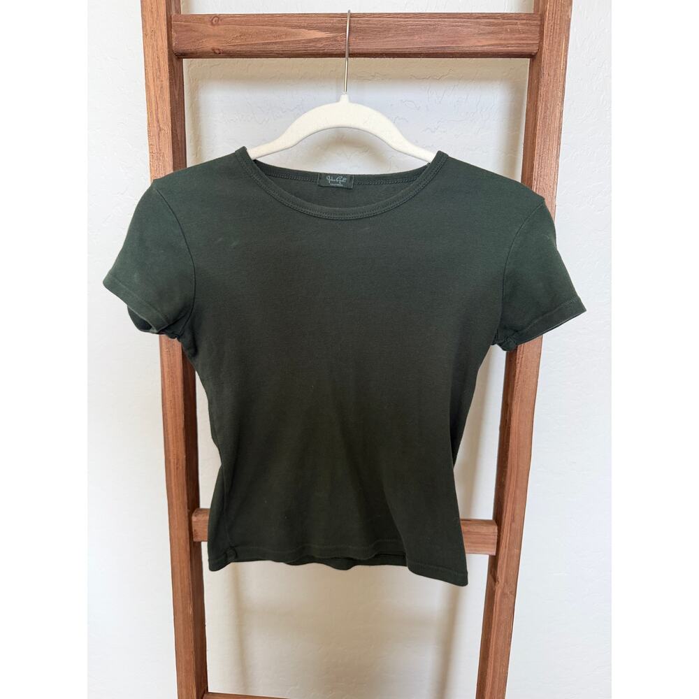 John Galt | Brandy Melville | Forest Green Short Sleeve Baby T-Shirt